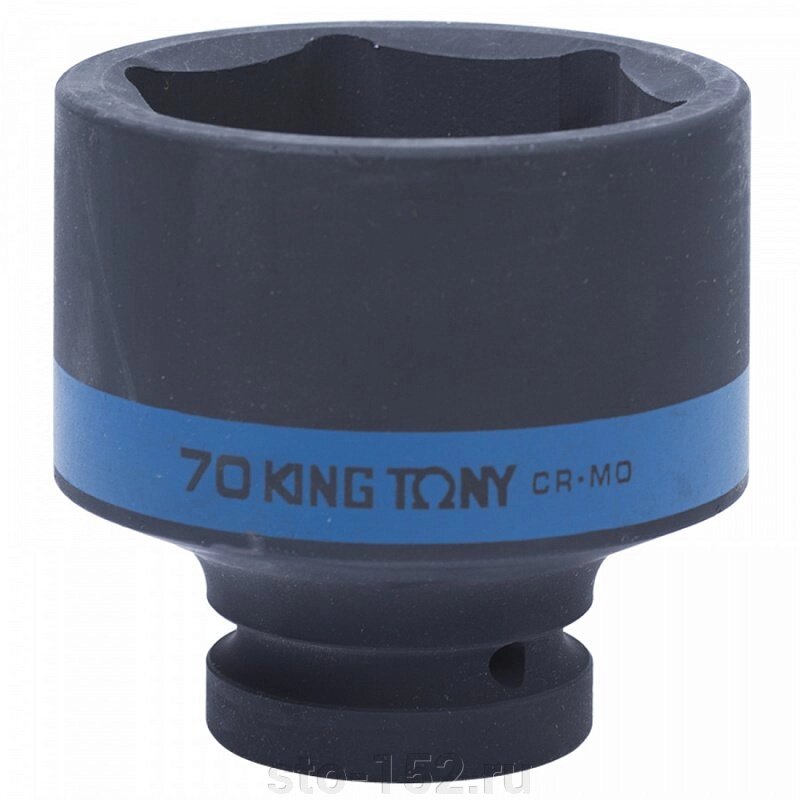 Головка торцевая ударная шестигранная 1", 70 мм KING TONY от компании Дилер-НН - оборудование и инструмент для автосервиса и шиномонтажа - фото 1