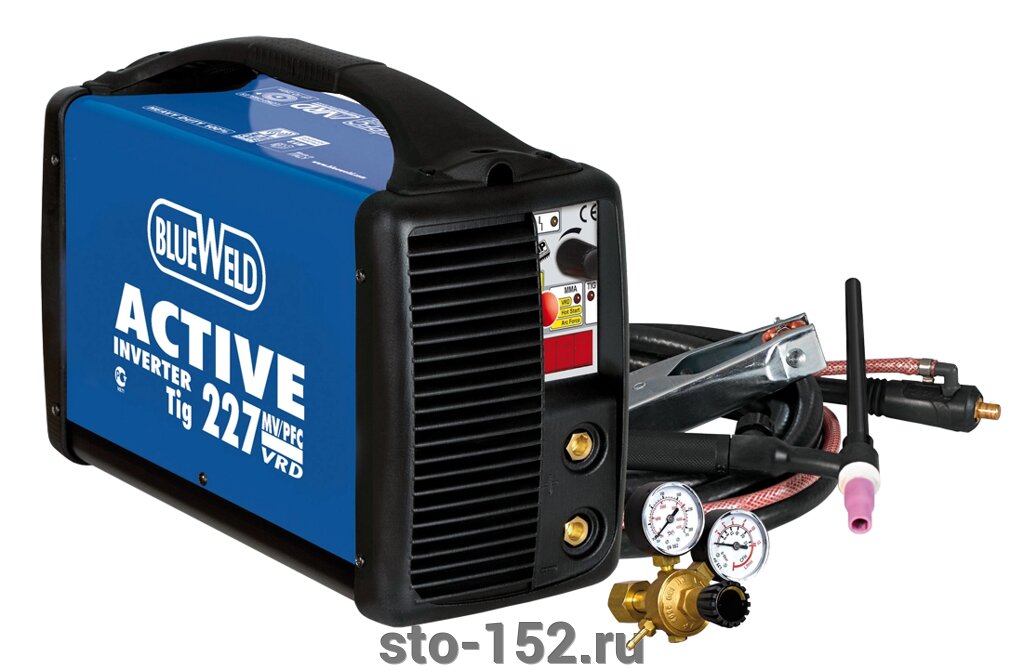 Инверторный сварочный аппарат BLUEWELD Active Tig 227 MV/PFC от компании Дилер-НН - оборудование и инструмент для автосервиса и шиномонтажа - фото 1