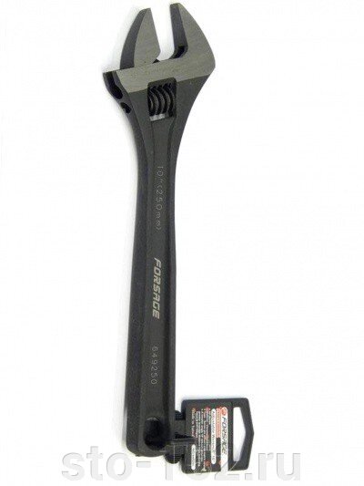 Ключ разводной Profi CRV (захват 60мм, 450ммL Forsage F-649450(NEW черн.) от компании Дилер-НН - оборудование и инструмент для автосервиса и шиномонтажа - фото 1