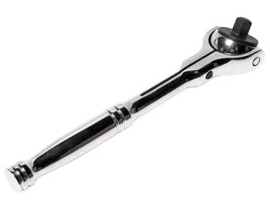 Ключ трещотка 1/4" 72 зуба 146мм шарнирный металлическая рукоятка JTC-3415