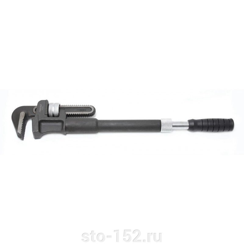 Ключ трубный Forsage F-68424L с телескопической ручкой 24" (L 650-920мм, Ø 115мм) от компании Дилер-НН - оборудование и инструмент для автосервиса и шиномонтажа - фото 1