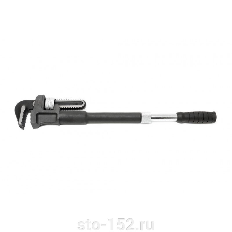 Ключ трубный с телескопической ручкой 18""(L 490-640мм, Ø 100мм) Rock FORCE RF-68418L от компании Дилер-НН - оборудование и инструмент для автосервиса и шиномонтажа - фото 1