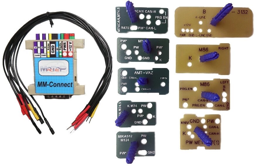 Комплект переходник Мотор-Мастер MM-Connect с шаблонами от компании Дилер-НН - оборудование и инструмент для автосервиса и шиномонтажа - фото 1
