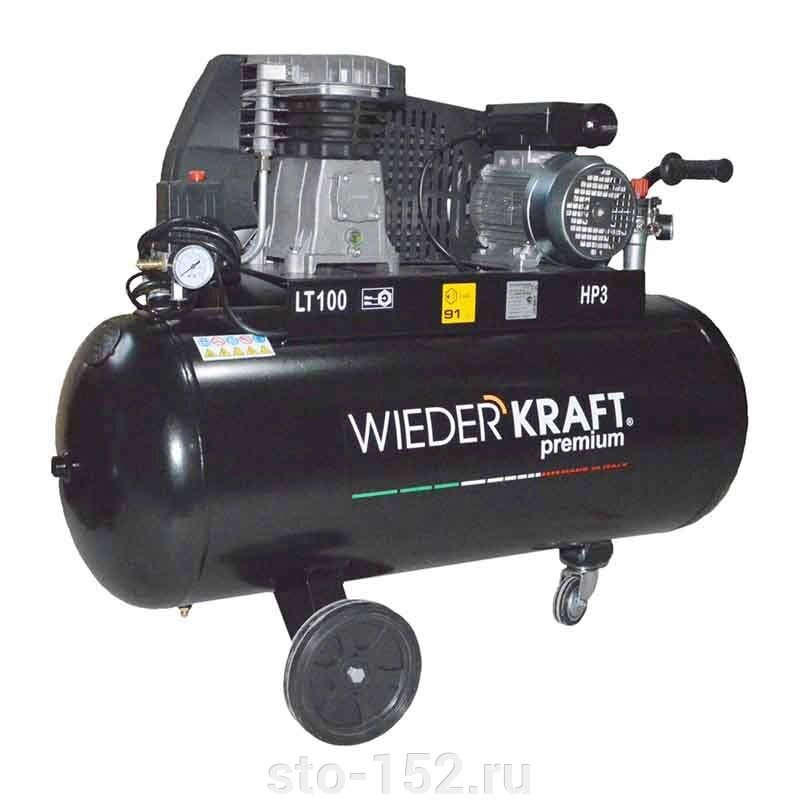 Компрессор поршневой WiederKraft WDK-91032 от компании Дилер-НН - оборудование и инструмент для автосервиса и шиномонтажа - фото 1