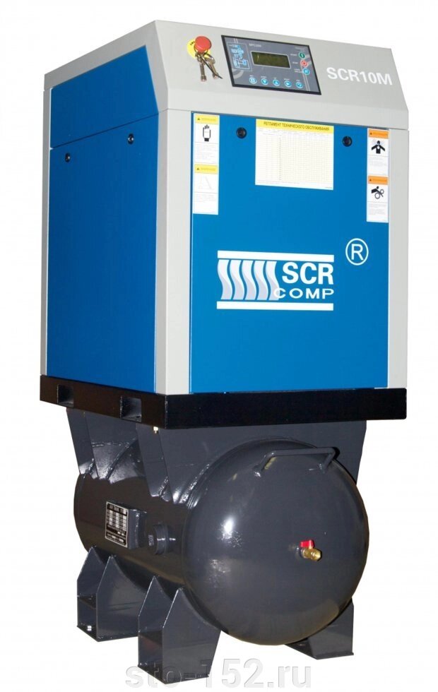 Компрессор винтовой SIVER SCR10M-8 от компании Дилер-НН - оборудование и инструмент для автосервиса и шиномонтажа - фото 1
