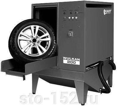Мойка колес Kart Wulkan 200 серый от компании Дилер-НН - оборудование и инструмент для автосервиса и шиномонтажа - фото 1
