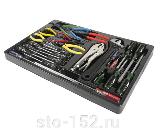 Набор инструментов для тележки инструментальной JTC-3931 (1-я секция) 25 предметов JTC-39311