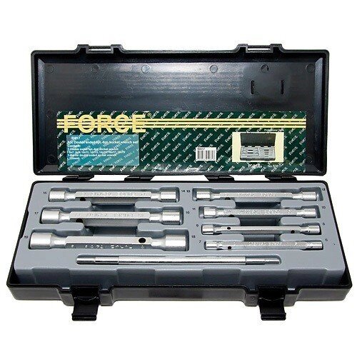 Набор ключей торцевых FORCE 50817 двухсторонних 8 предметов от компании Дилер-НН - оборудование и инструмент для автосервиса и шиномонтажа - фото 1