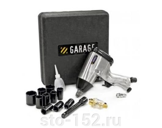 Набор пневмоинструмента Garage GR-IW 315  1/2" с набором от компании Дилер-НН - оборудование и инструмент для автосервиса и шиномонтажа - фото 1
