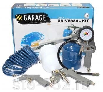 Набор пневмоинструмента Garage Universal KIT-A (бс) от компании Дилер-НН - оборудование и инструмент для автосервиса и шиномонтажа - фото 1