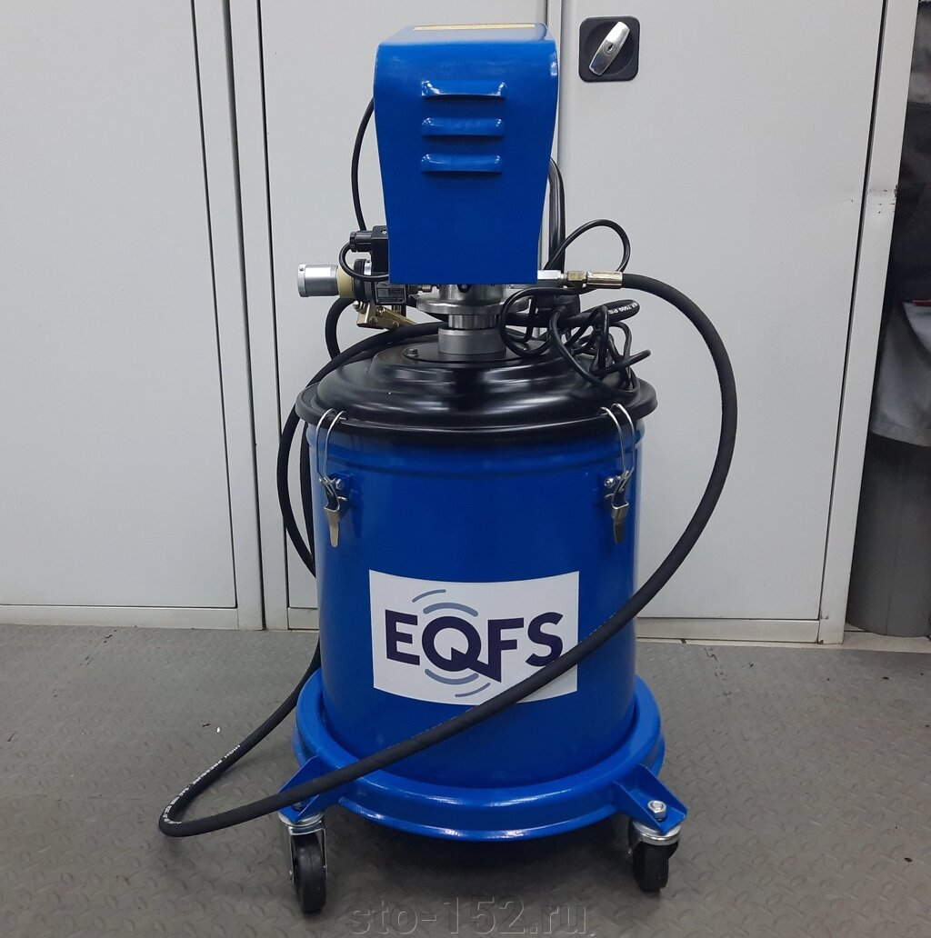 Нагнетатель густой смазки электрический 40кг 380В EQFS ES-60700 от компании Дилер-НН - оборудование и инструмент для автосервиса и шиномонтажа - фото 1