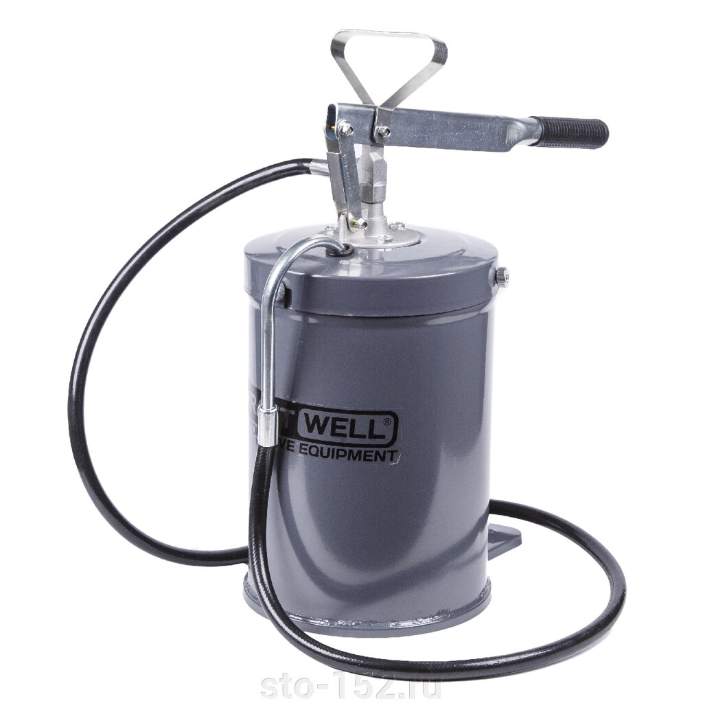 Нагнетатель масла с ручным приводом 10 л KraftWell KRW1795A от компании Дилер-НН - оборудование и инструмент для автосервиса и шиномонтажа - фото 1