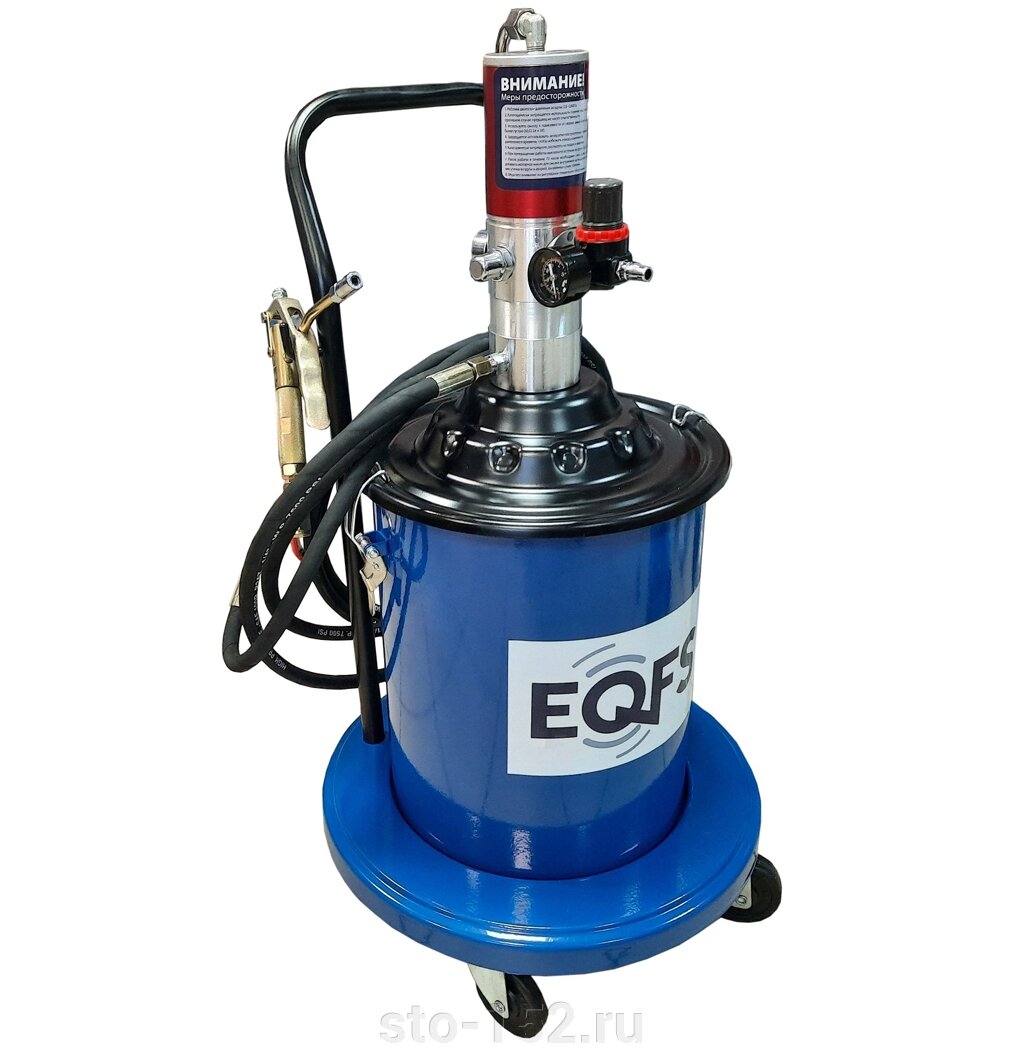 Нагнетатель смазки пневматический 20кг EQFS ES-60550 от компании Дилер-НН - оборудование и инструмент для автосервиса и шиномонтажа - фото 1