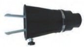 Насадка резиновая на выхлопную трубу c зажимом BG-100/200-PI Filcar от компании Дилер-НН - оборудование и инструмент для автосервиса и шиномонтажа - фото 1