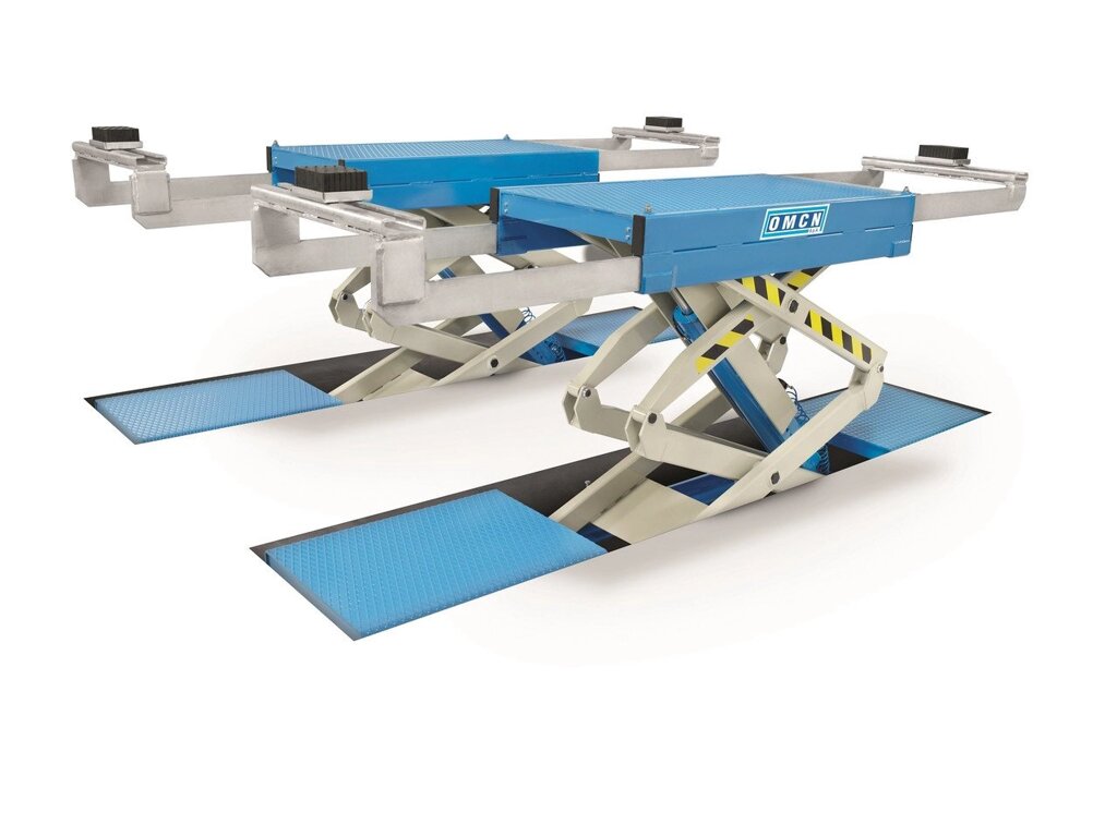 Ножничный электрогидравлический подъемник, г/п 4 т. OMCN 730 от компании Дилер-НН - оборудование и инструмент для автосервиса и шиномонтажа - фото 1
