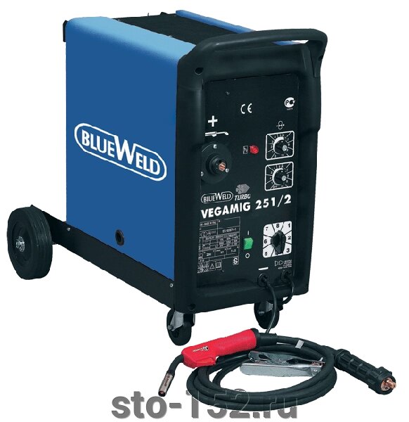 Однофазный сварочный полуавтомат Blueweld Vegamig 251/2 turbo ##от компании## Дилер-НН - оборудование и инструмент для автосервиса и шиномонтажа - ##фото## 1