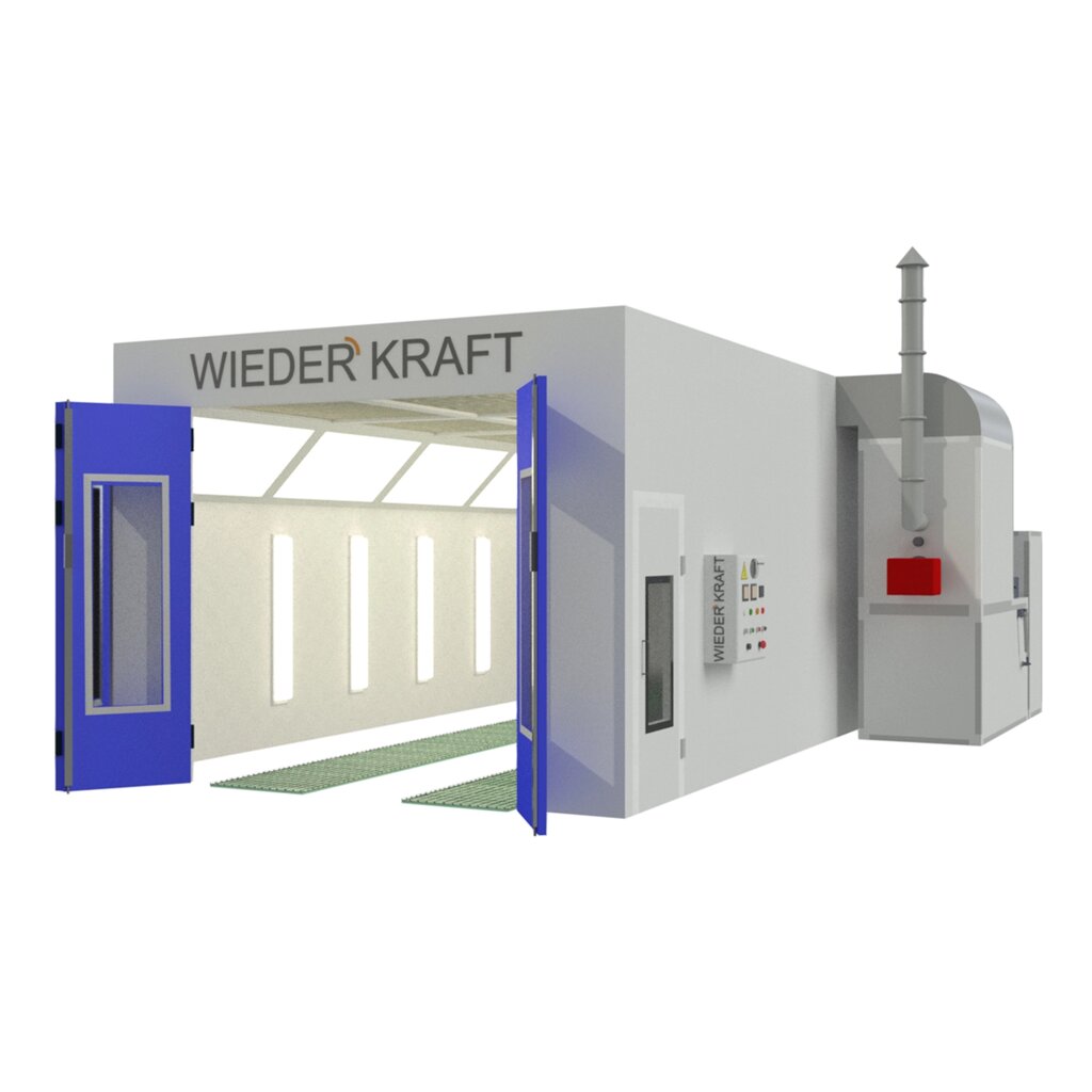 Окрасочно-сушильная камера WDK-800 (металлическое основание со 100% полнорешетчатым полом) от компании Дилер-НН - оборудование и инструмент для автосервиса и шиномонтажа - фото 1