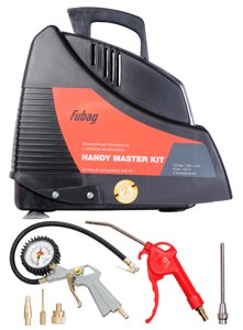 Переносной безмасляный компрессор FUBAG HANDY MASTER KIT + 5 предметов