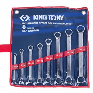 Набор накидных ключей, 6-22 мм 8 предметов KING TONY 1C08MR в Нижегородской области от компании Дилер-НН - оборудование и инструмент для автосервиса и шиномонтажа