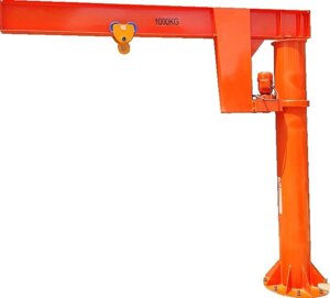 Кран консольный TOR JIB 1000 кг 3х3 м поворотный 360° с электроприводом. Арт 1046711