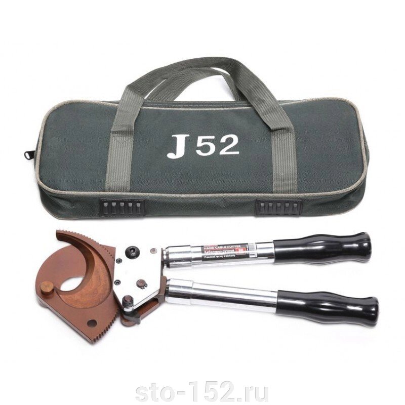 Кабелерез ручной с телескопическими ручками (медь/аллюминий/армированный кабель 500мм2 ) в сумке Forsage F-D52J - гарантия