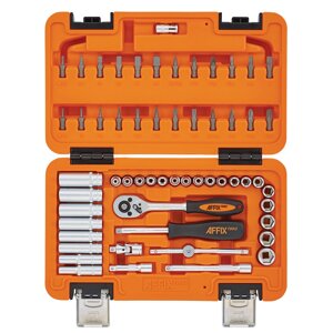 AFFIX Набор инструментов универсальный, 57 предметов. AF01057C в Нижегородской области от компании Дилер-НН - оборудование и инструмент для автосервиса и шиномонтажа