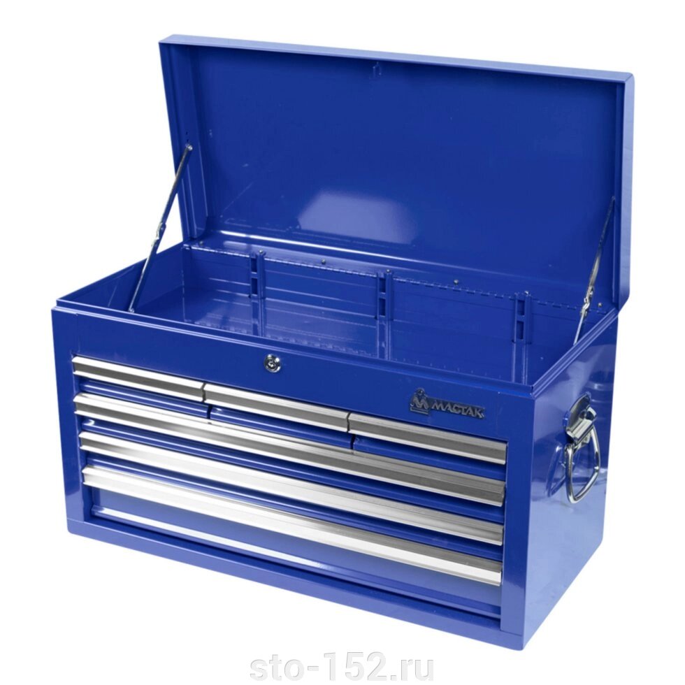 Ящик инструментальный, 6 полок, синий МАСТАК 511-06570B - характеристики
