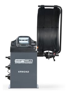 Балансировочный станок полуавтоматический с цифровым дисплеем KraftWell KRW242 в Нижегородской области от компании Дилер-НН - оборудование и инструмент для автосервиса и шиномонтажа