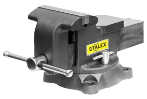 Тиски слесарные STALEX "Горилла", 100 х 75 мм., 360°, 7,0 кг.