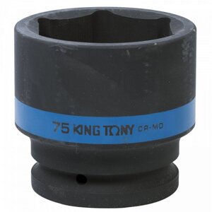 Головка торцевая ударная шестигранная 1", 75 мм KING TONY