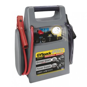 Пусковое устройство автономное GYS GYSPACK PRO , внутренняя АКБ 22Ah (12V, 600А/1750A,8,9 кг) 26155