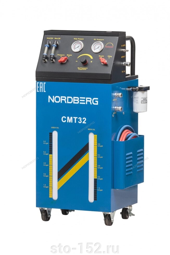 Установка для промывки и замены жидкости в АКПП Nordberg CMT32 - акции