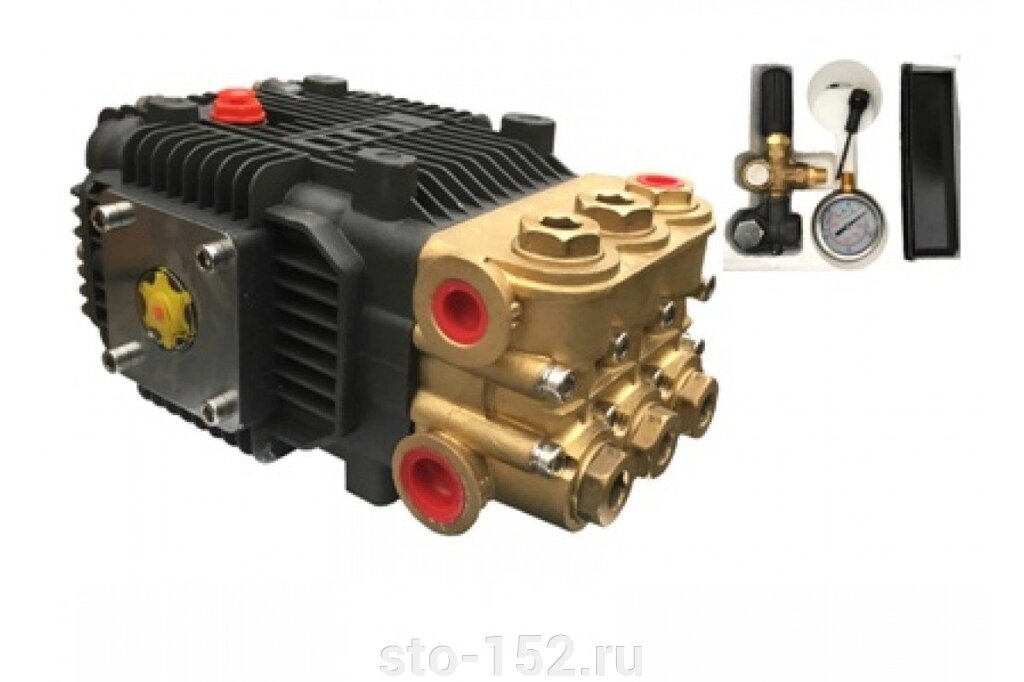 Плунжерный насос высокого давления с регулятором TOR BM 15.25 N-1 от компании Дилер-НН - оборудование и инструмент для автосервиса и шиномонтажа - фото 1