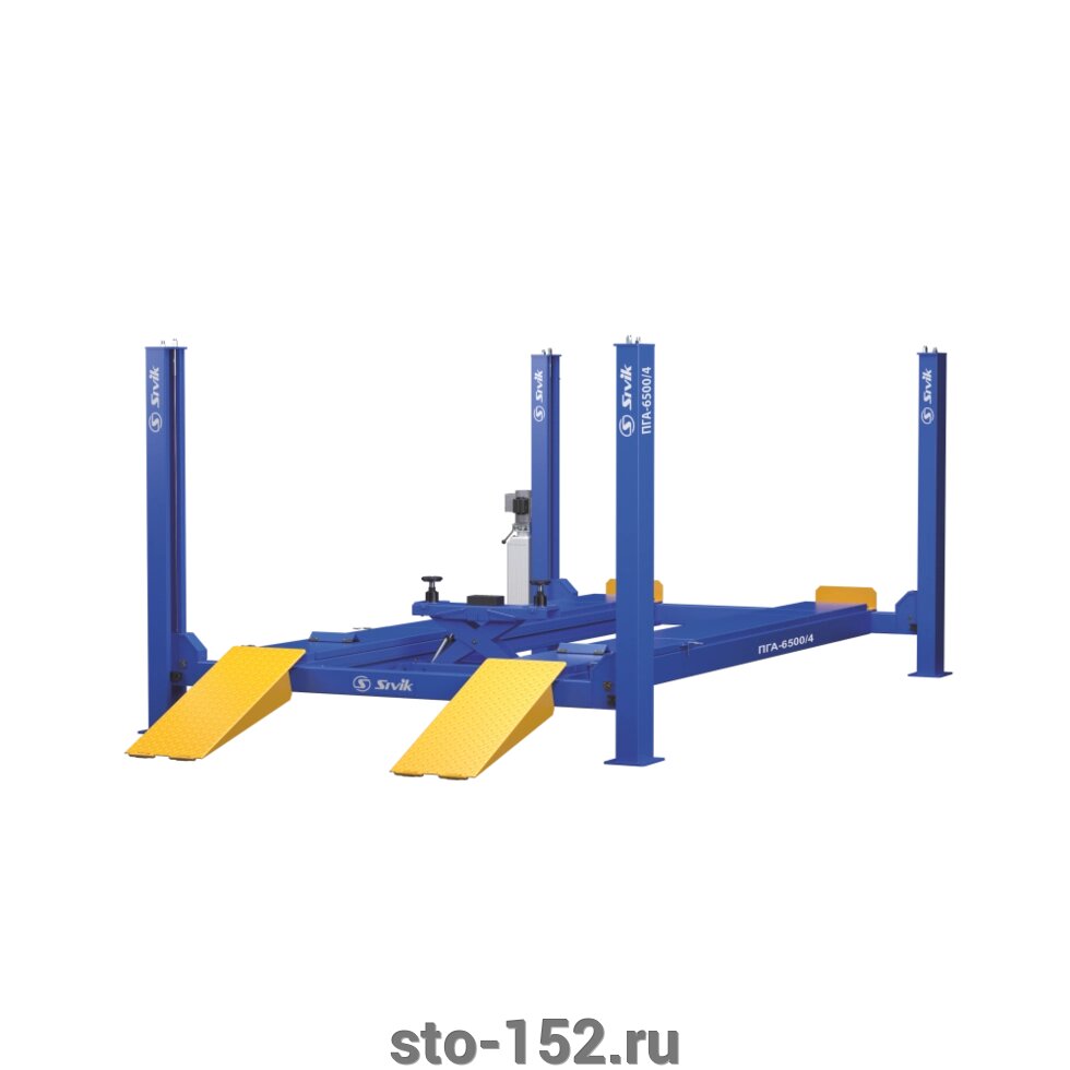 Подъемник 4-х ст. под сход-развал 6,5т. (траверса 3т.,) Sivik ПГА-6500/4 от компании Дилер-НН - оборудование и инструмент для автосервиса и шиномонтажа - фото 1