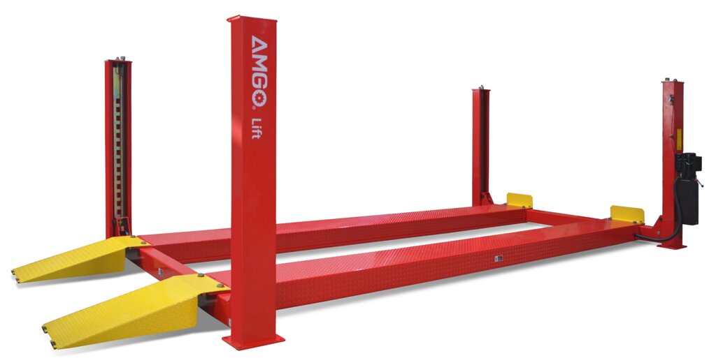 Подъемник четырехстоечный 13,5т для слесарных работ с грузовым авто Atis A4140 от компании Дилер-НН - оборудование и инструмент для автосервиса и шиномонтажа - фото 1