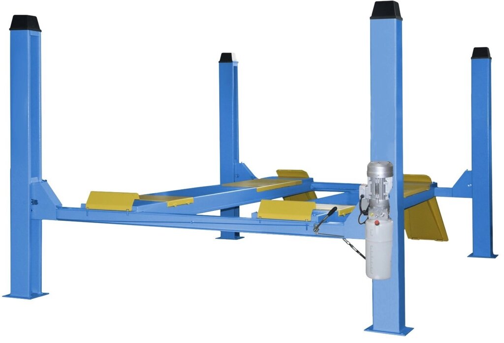 Подъемник четырехстоечный 5,5т для сход-развала TEMP TFL5000-3D380 от компании Дилер-НН - оборудование и инструмент для автосервиса и шиномонтажа - фото 1