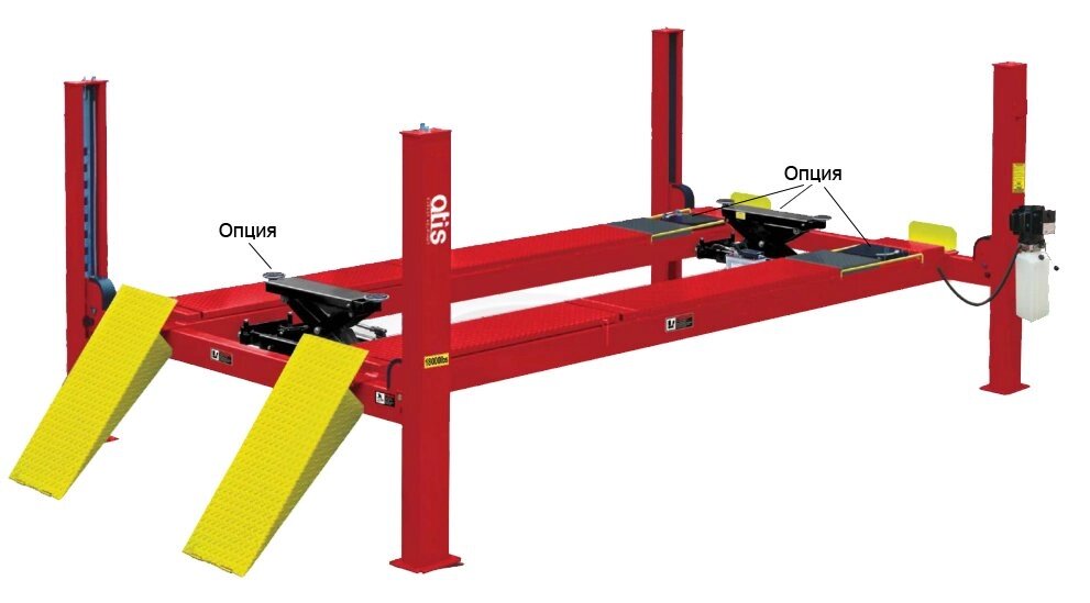 Подъемник четырехстоечный 8т под 3D сход-развал для грузовых авто Atis A480A от компании Дилер-НН - оборудование и инструмент для автосервиса и шиномонтажа - фото 1
