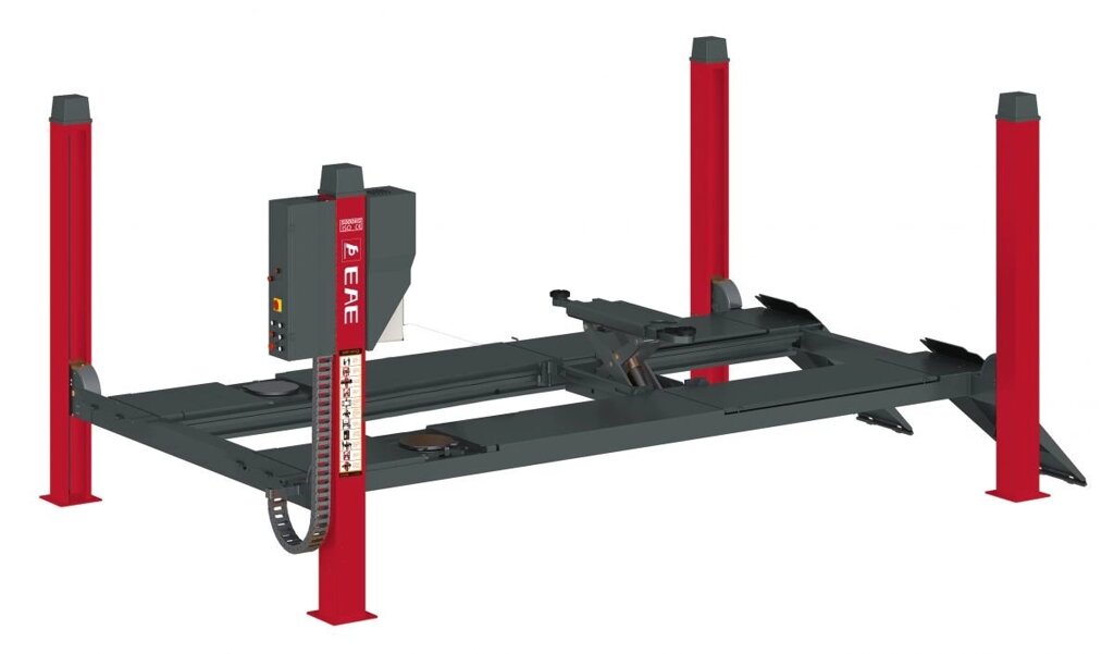 Подъёмник четырёхстоечный под сход-развал ( г/п 5 т. длина 5,2 м.) EAE EE-6435B.52L.50T. E от компании Дилер-НН - оборудование и инструмент для автосервиса и шиномонтажа - фото 1