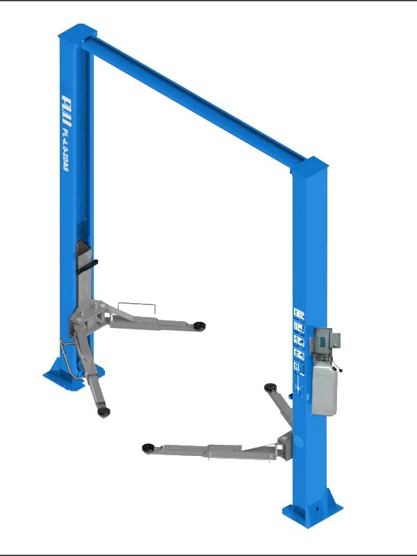 Подъёмник двухстоечный 4 т с верхней синхронизацией (3Ф. х380 В) PL4.0-2DAS от компании Дилер-НН - оборудование и инструмент для автосервиса и шиномонтажа - фото 1