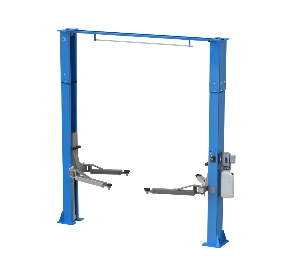 Подъемник двухстоечный г/п 4т, снятие со стопоров на одной колонне ES-1114MR EQFS от компании Дилер-НН - оборудование и инструмент для автосервиса и шиномонтажа - фото 1