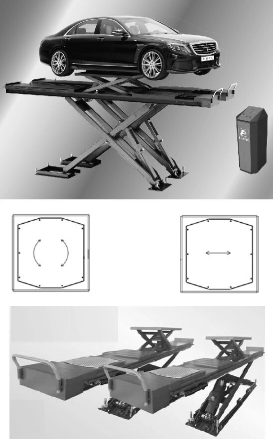 Подъемник ножничный Everlift EE-6603BWF. 48L. 42T. E.PD от компании Дилер-НН - оборудование и инструмент для автосервиса и шиномонтажа - фото 1