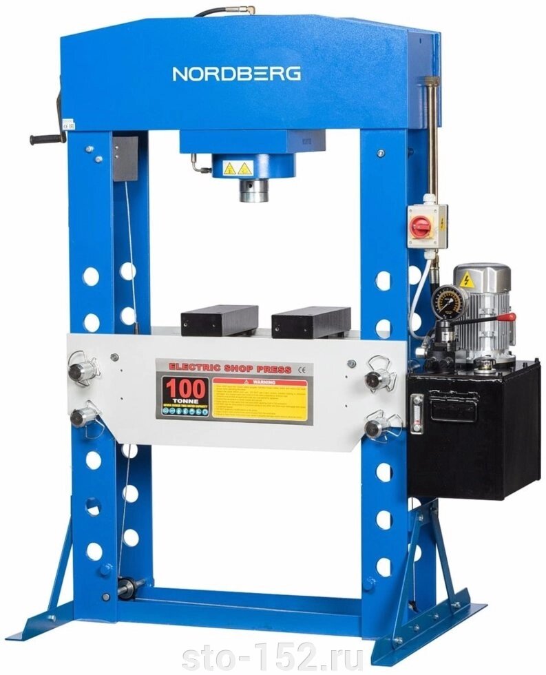 Пресс, электрогидравлический, усилие 100 тонн NORDBERG N36100E от компании Дилер-НН - оборудование и инструмент для автосервиса и шиномонтажа - фото 1