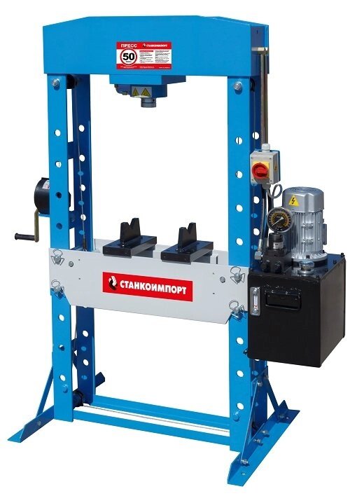 Пресс гаражный электрогидравлический 50т Станкоимпорт SD0881 от компании Дилер-НН - оборудование и инструмент для автосервиса и шиномонтажа - фото 1