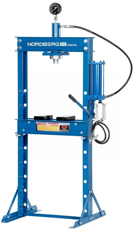 Пресс гидравлический 20т, разборная рама NORDBERG N3621AL от компании Дилер-НН - оборудование и инструмент для автосервиса и шиномонтажа - фото 1