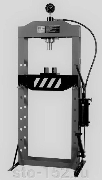 Пресс гидравлический 20т с ручным и ножным приводом Horex HZ 01.1.020J от компании Дилер-НН - оборудование и инструмент для автосервиса и шиномонтажа - фото 1
