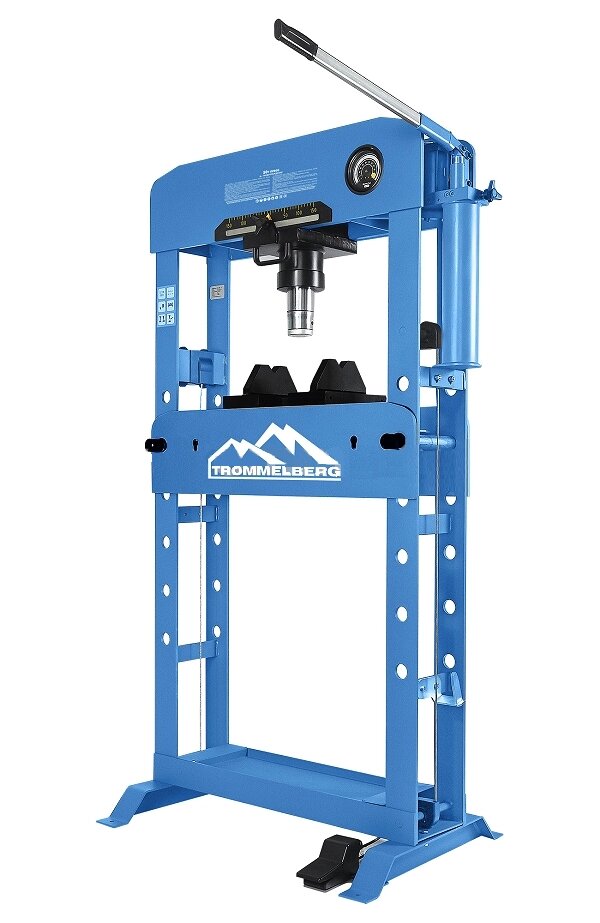 Пресс гидравлический напольный на 50 т с манометром и пневмоприводом Trommelberg SD20050EAM от компании Дилер-НН - оборудование и инструмент для автосервиса и шиномонтажа - фото 1