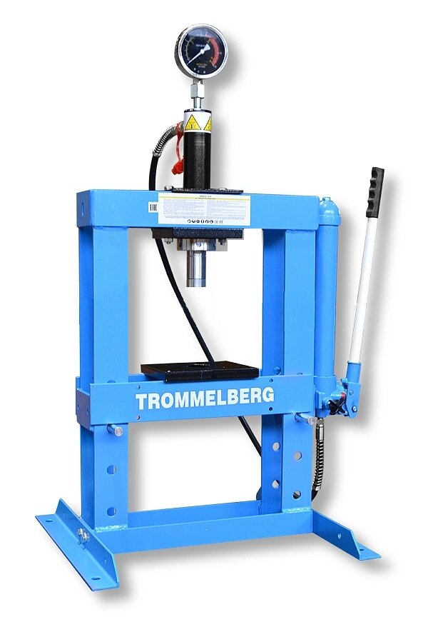 Пресс настольный SD261210 на 10 т (с манометром) Trommelberg от компании Дилер-НН - оборудование и инструмент для автосервиса и шиномонтажа - фото 1