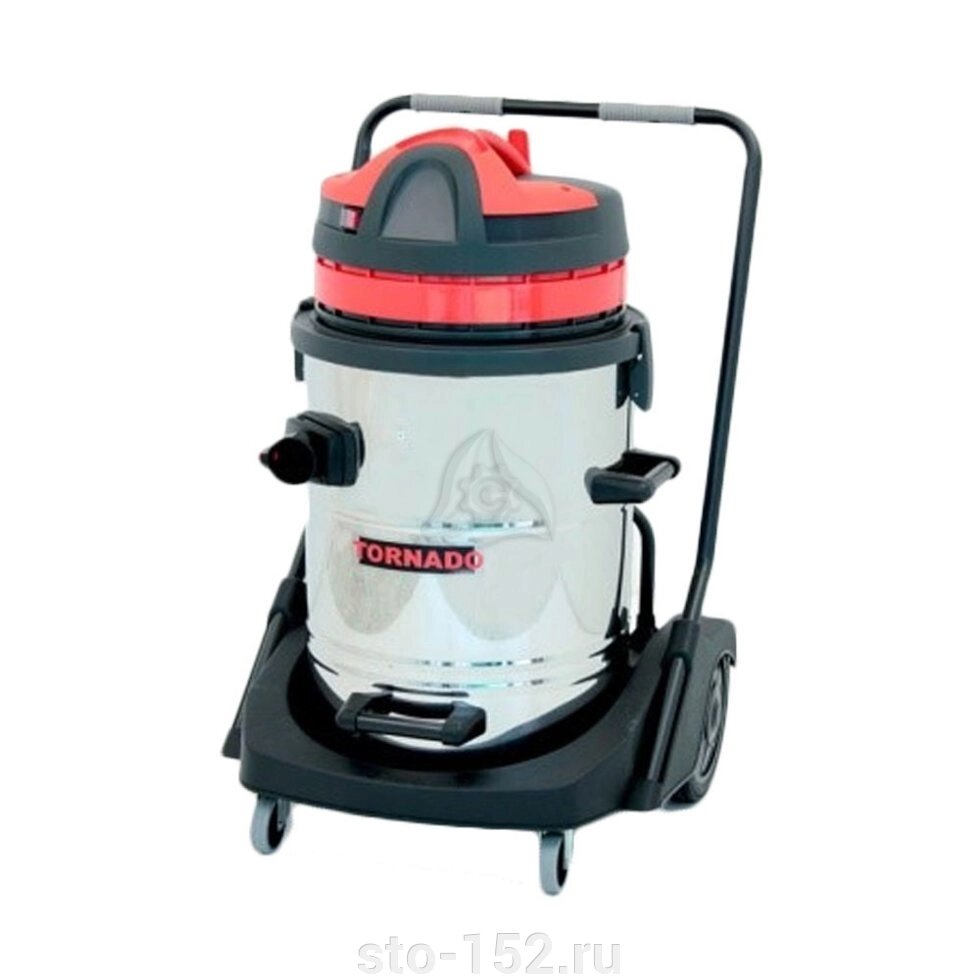 Профессиональный пылесос для сухой уборки Soteco (Италия) TORNADO 600 MARK NX 3FLOW Inox от компании Дилер-НН - оборудование и инструмент для автосервиса и шиномонтажа - фото 1