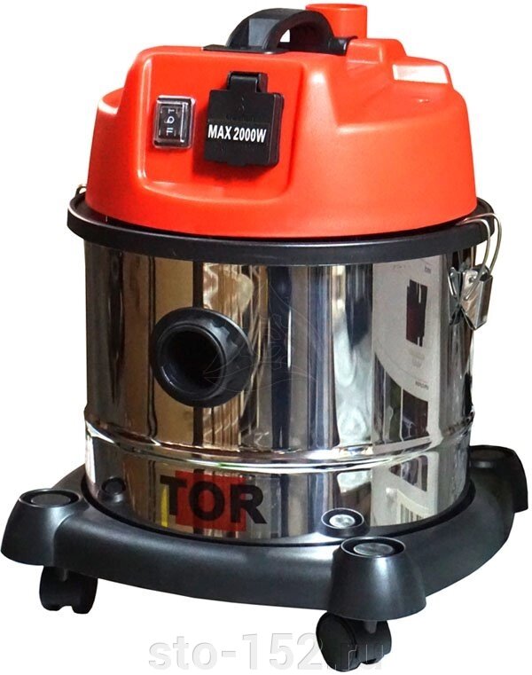 Профессиональный водопылесос TOR WL092A-15L INOX от компании Дилер-НН - оборудование и инструмент для автосервиса и шиномонтажа - фото 1