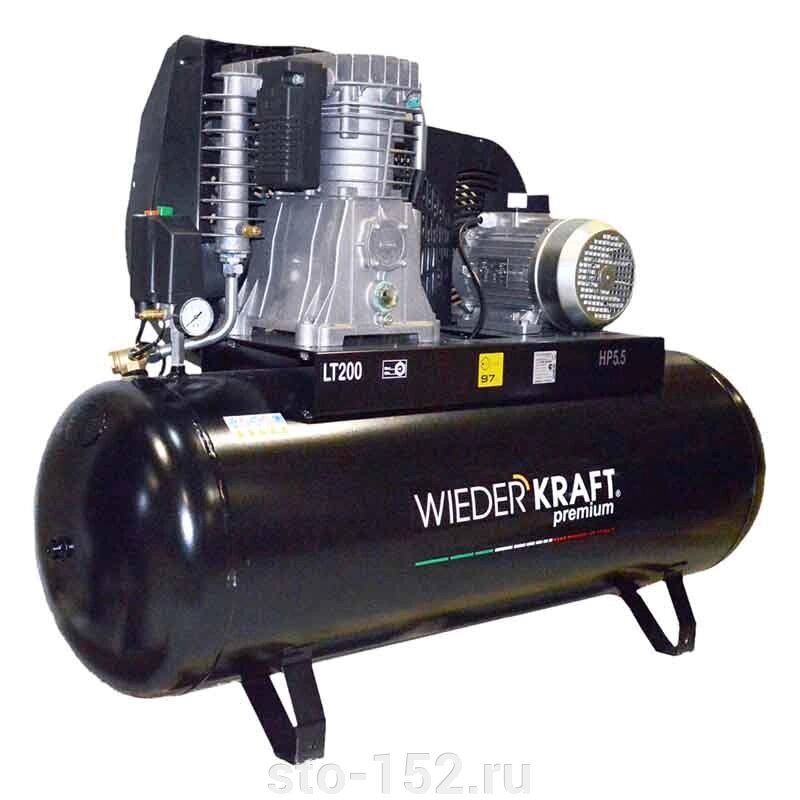 Промышленный компрессор для подачи большого объема воздуха WiederKraft WDK-92060 от компании Дилер-НН - оборудование и инструмент для автосервиса и шиномонтажа - фото 1